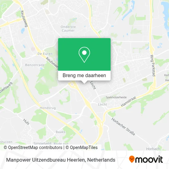 Manpower Uitzendbureau Heerlen kaart