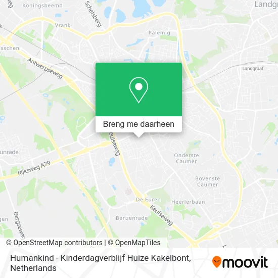 Humankind - Kinderdagverblijf Huize Kakelbont kaart