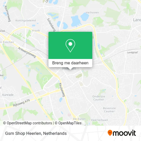 Gsm Shop Heerlen kaart