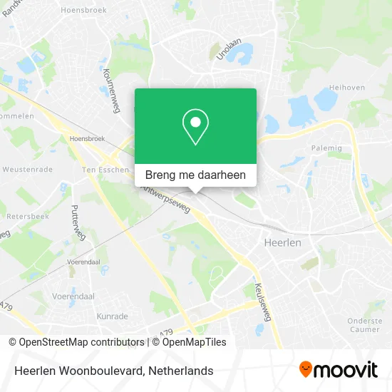 Heerlen Woonboulevard kaart