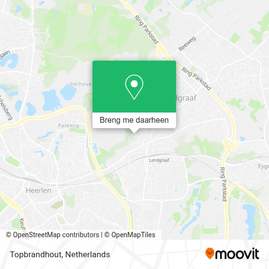 Topbrandhout kaart