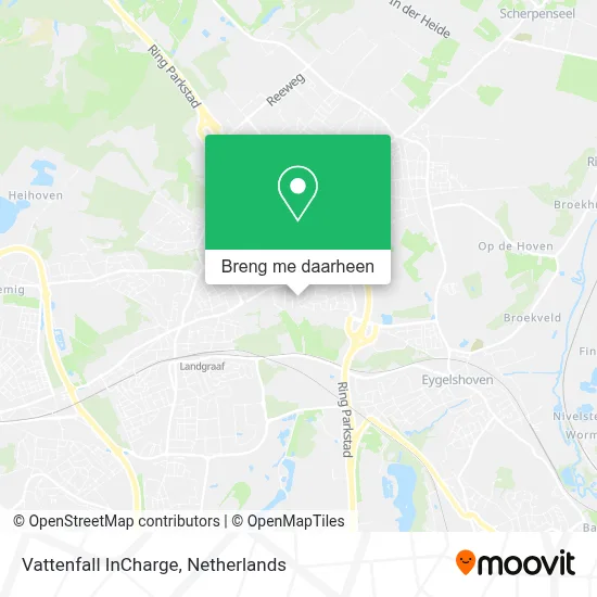Vattenfall InCharge kaart