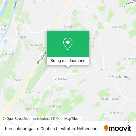 Kersenboomgaard Cobben Ulestraten kaart