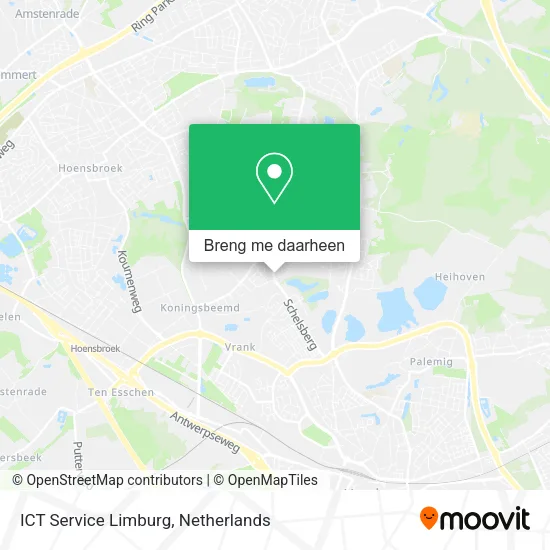 ICT Service Limburg kaart