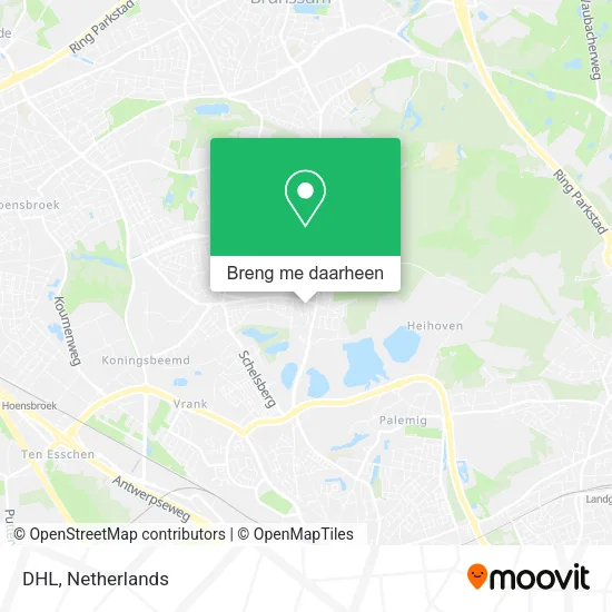 DHL kaart