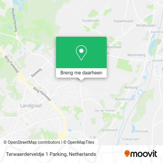 Terwaerderveldje 1 Parking kaart
