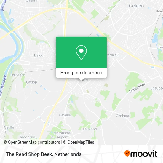 The Read Shop Beek kaart