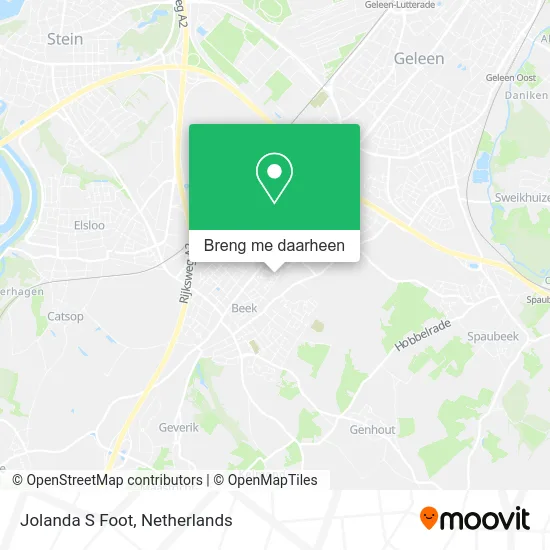 Jolanda S Foot kaart