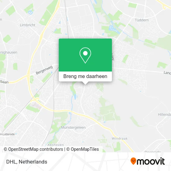 DHL kaart