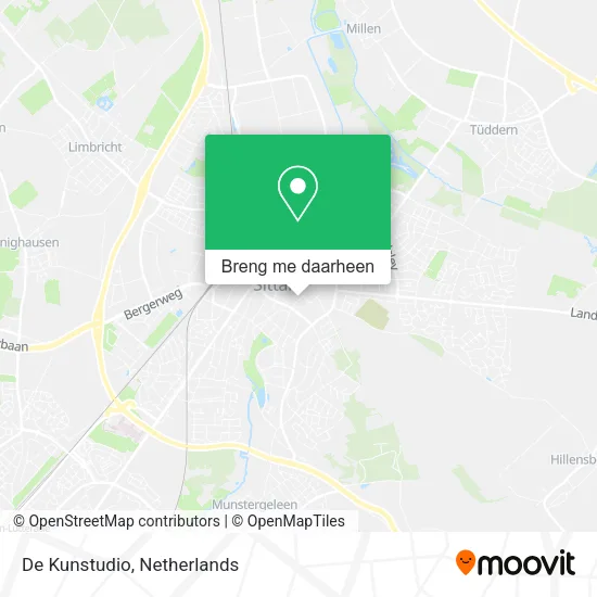 De Kunstudio kaart