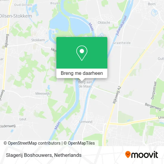Slagerij Boshouwers kaart