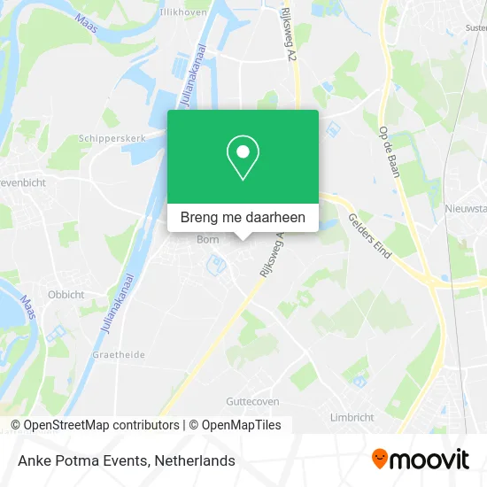 Anke Potma Events kaart