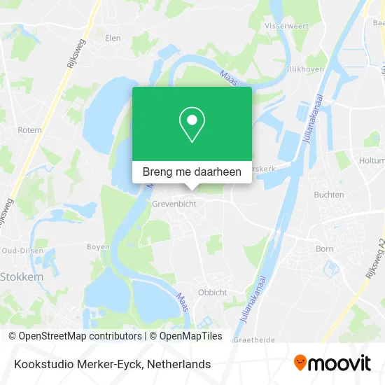 Kookstudio Merker-Eyck kaart