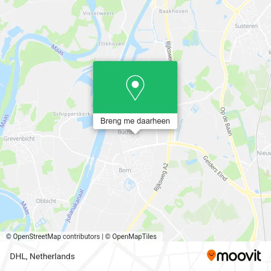 DHL kaart