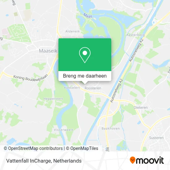 Vattenfall InCharge kaart