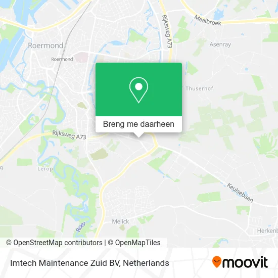 Imtech Maintenance Zuid BV kaart