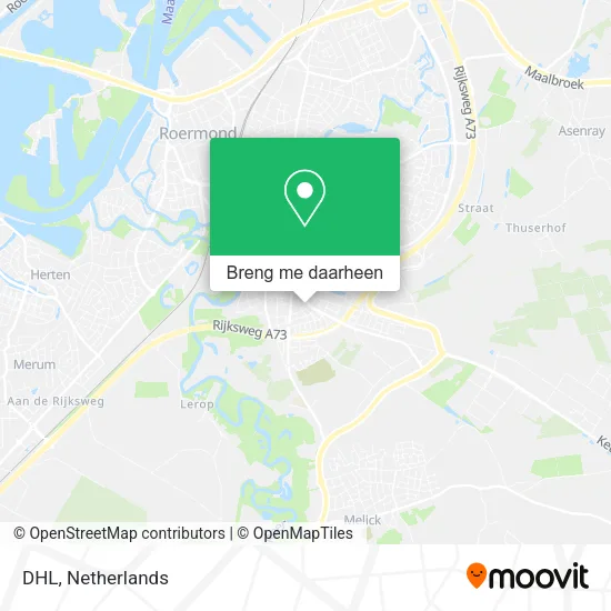 DHL kaart