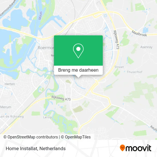 Home Installat kaart