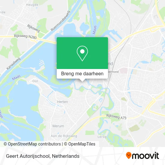 Geert Autorijschool kaart