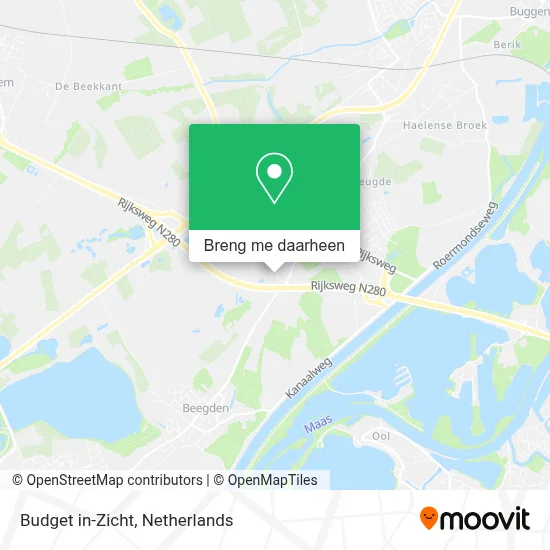 Budget in-Zicht kaart