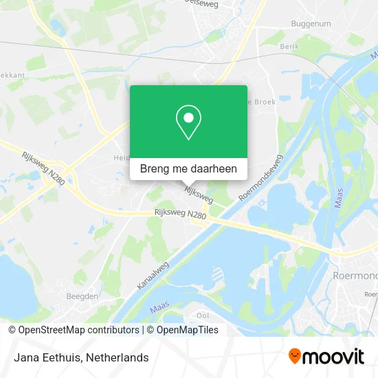 Jana Eethuis kaart