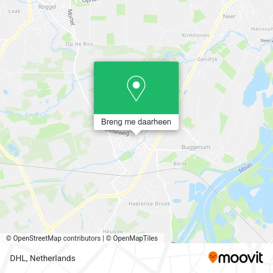 DHL kaart