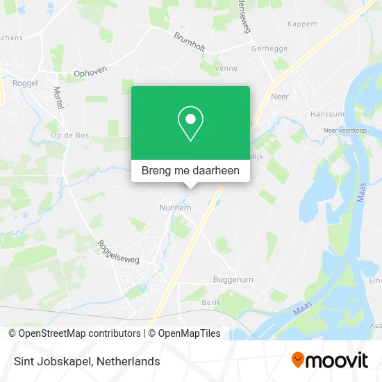 Sint Jobskapel kaart