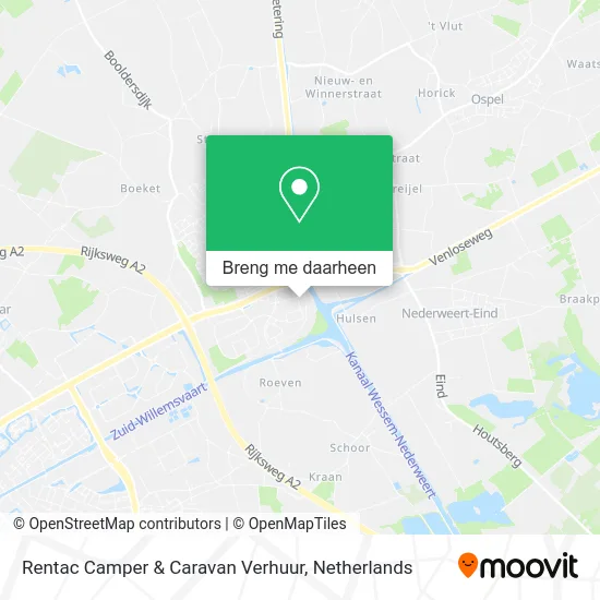 Rentac Camper & Caravan Verhuur kaart
