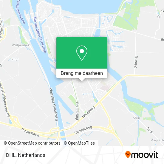 DHL kaart