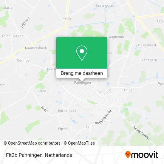 Fit2b Panningen kaart
