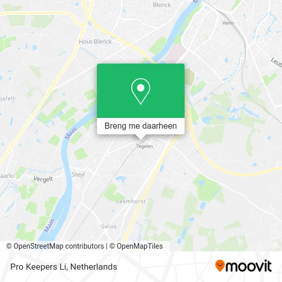 Pro Keepers Li kaart