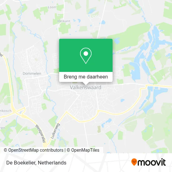 De Boekelier kaart