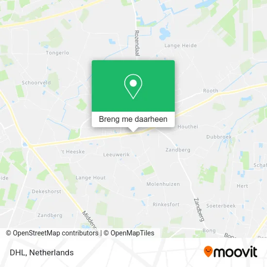 DHL kaart