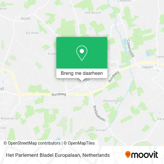 Het Parlement Bladel Europalaan kaart