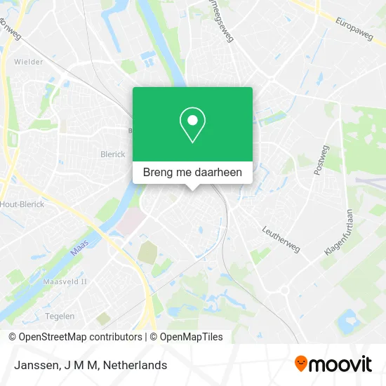 Janssen, J M M kaart