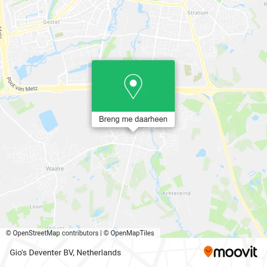 Gio's Deventer BV kaart