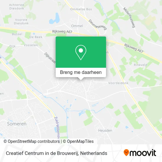 Creatief Centrum in de Brouwerij kaart
