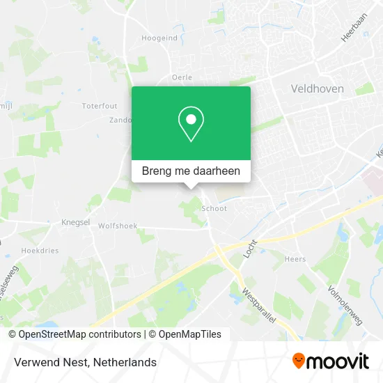 Verwend Nest kaart