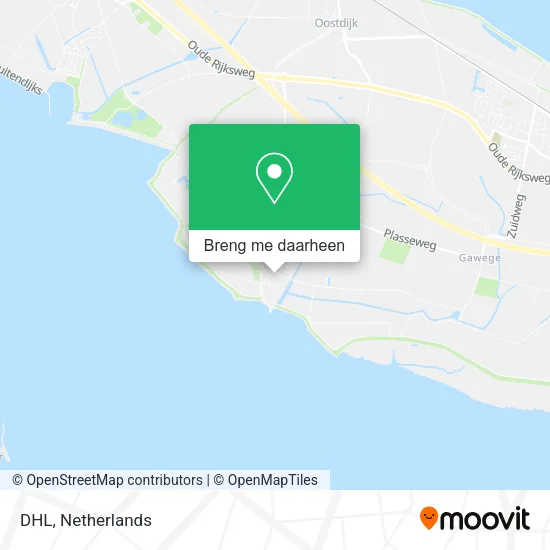 DHL kaart