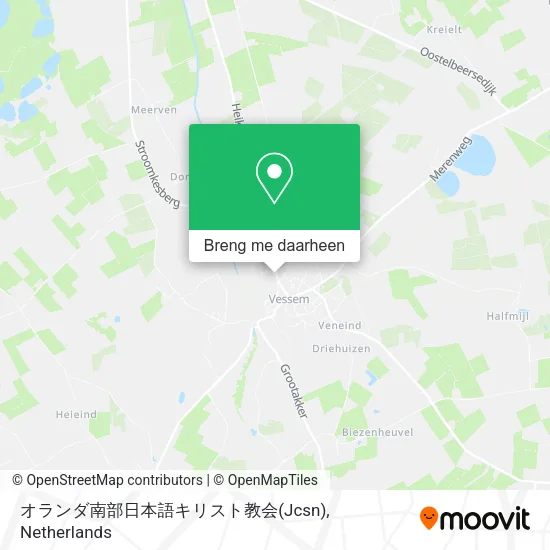 オランダ南部日本語キリスト教会(Jcsn) kaart