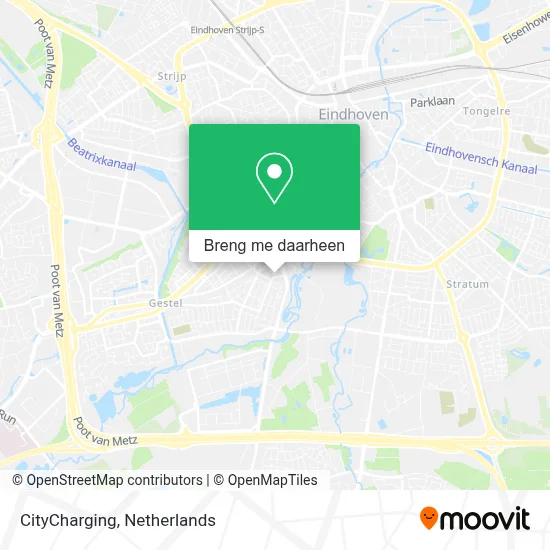 CityCharging kaart