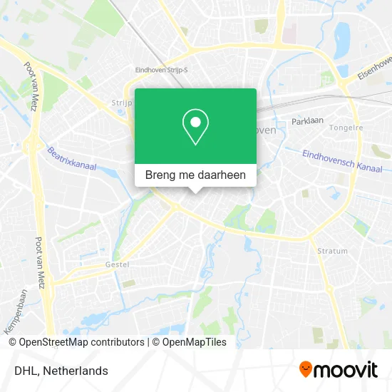 DHL kaart