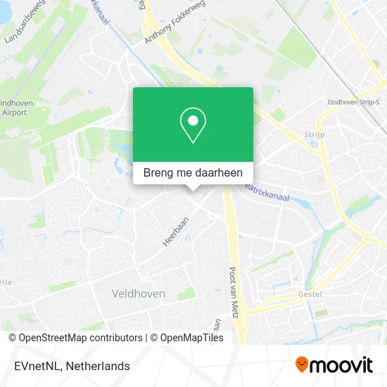EVnetNL kaart