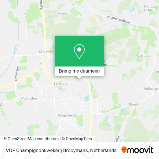 VOF Champignonkwekerij Brooymans kaart