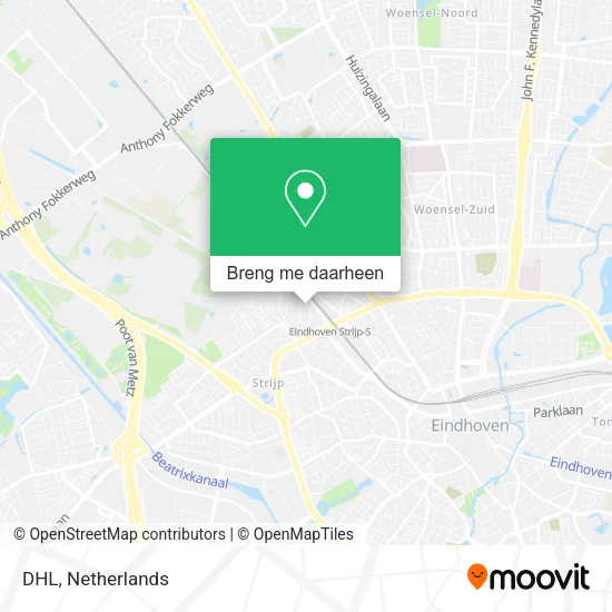 DHL kaart