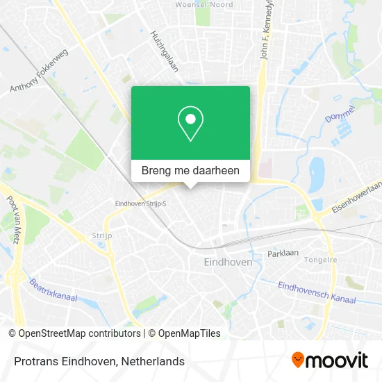 Protrans Eindhoven kaart