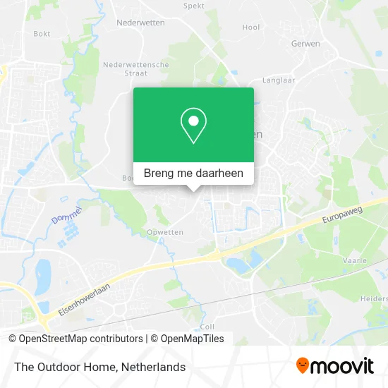 The Outdoor Home kaart