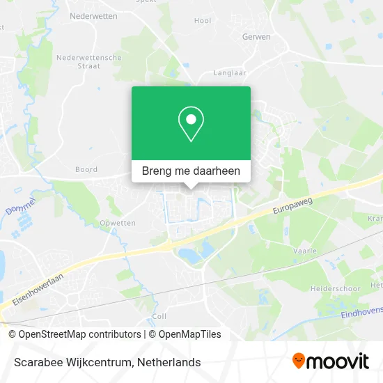 Scarabee Wijkcentrum kaart