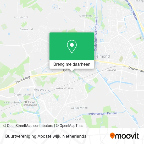 Buurtvereniging Apostelwijk kaart