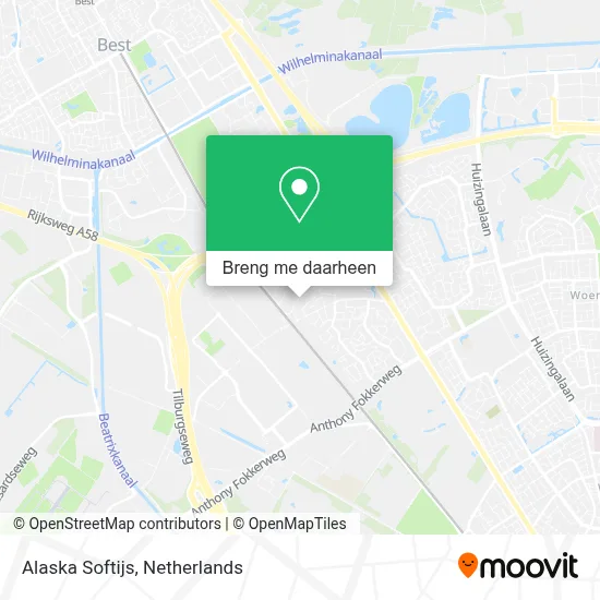 Alaska Softijs kaart